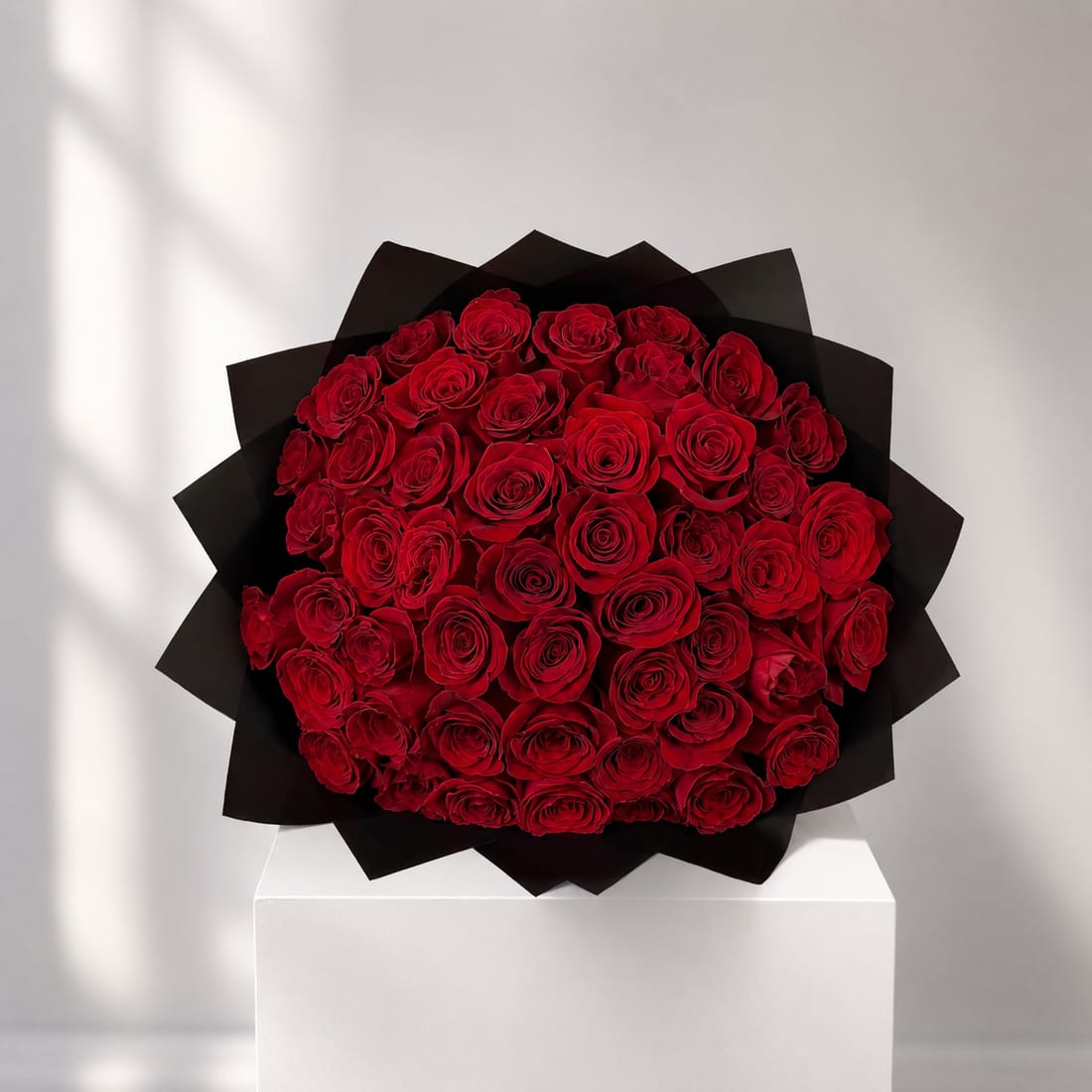 50 Red Roses – Classic Luxury Bouquet