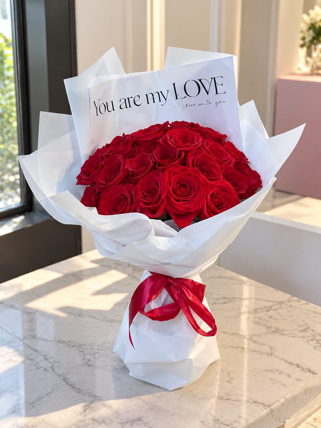 You Are My Love – Luxury Red Rose Bouquet